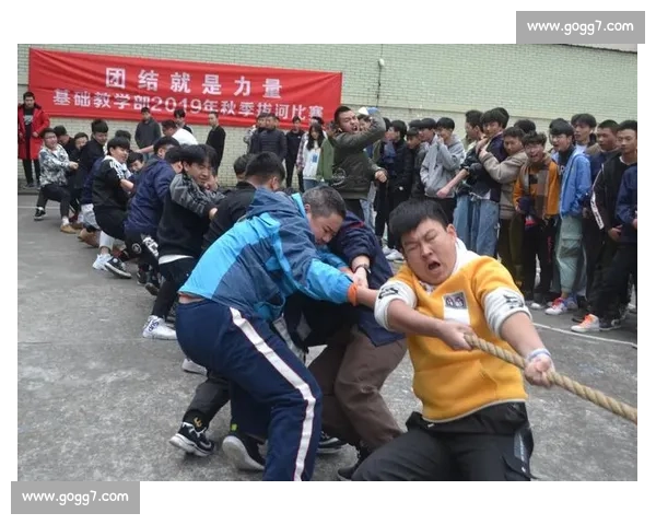 团结拼搏勇往直前在激烈拔河比赛中展现团队精神与力量